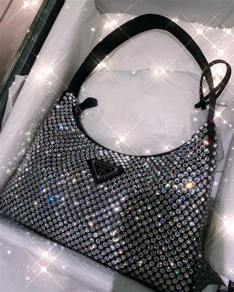 prada sparkly bag price|bedazzled prada bag.